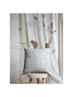 Westwing Collection Coussin canapé 60x60 gris clair Lennon, larg. 60 x long. 60 cm -furniture Soldes Coussin canape 60x60 gris clair Lennon 2