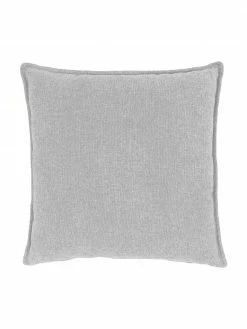 Westwing Collection Coussin canapé 60x60 gris clair Lennon, larg. 60 x long. 60 cm