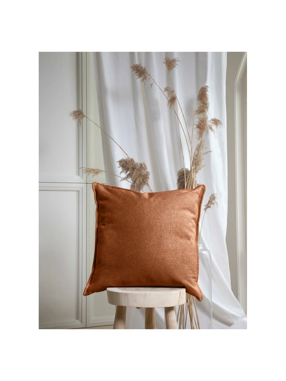 Westwing Collection Coussin canapé 60x60 terracotta Lennon, larg. 60 x long. 60 cm 2 Westwing Collection Coussin canapé 60x60 terracotta Lennon, larg. 60 x long. 60 cm – Image 2