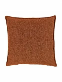 Westwing Collection Coussin canapé 60x60 terracotta Lennon, larg. 60 x long. 60 cm