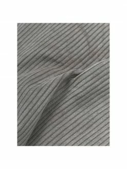 Westwing Collection Coussin canap&eacute; 60x60 velours c&ocirc;tel&eacute; gris Lennon, larg. 60 x long. 60 cm -furniture Soldes Coussin canape 60x60 velours cotele gris Lennon 3