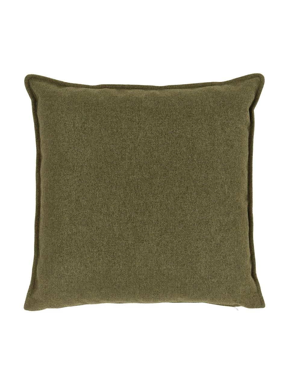 Westwing Collection Coussin canapé 60x60 vert Lennon, larg. 60 x long. 60 cm 1 Westwing Collection Coussin canapé 60x60 vert Lennon, larg. 60 x long. 60 cm