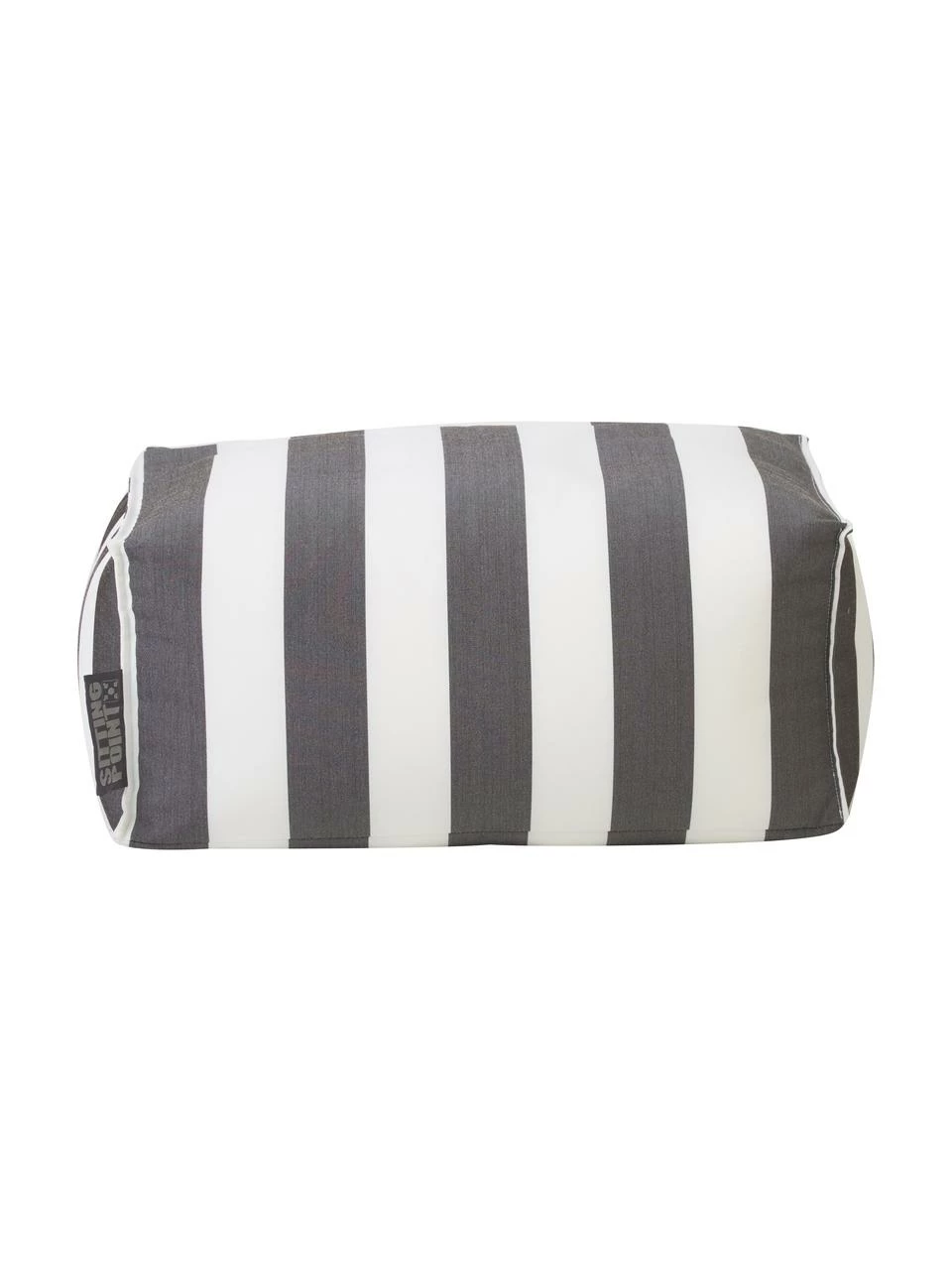 Magma Coussin de sol d'extérieur gris/blanc Korfu, larg. 65 x haut. 35 cm 4 Magma Coussin de sol d'extérieur gris/blanc Korfu, larg. 65 x haut. 35 cm – Image 4