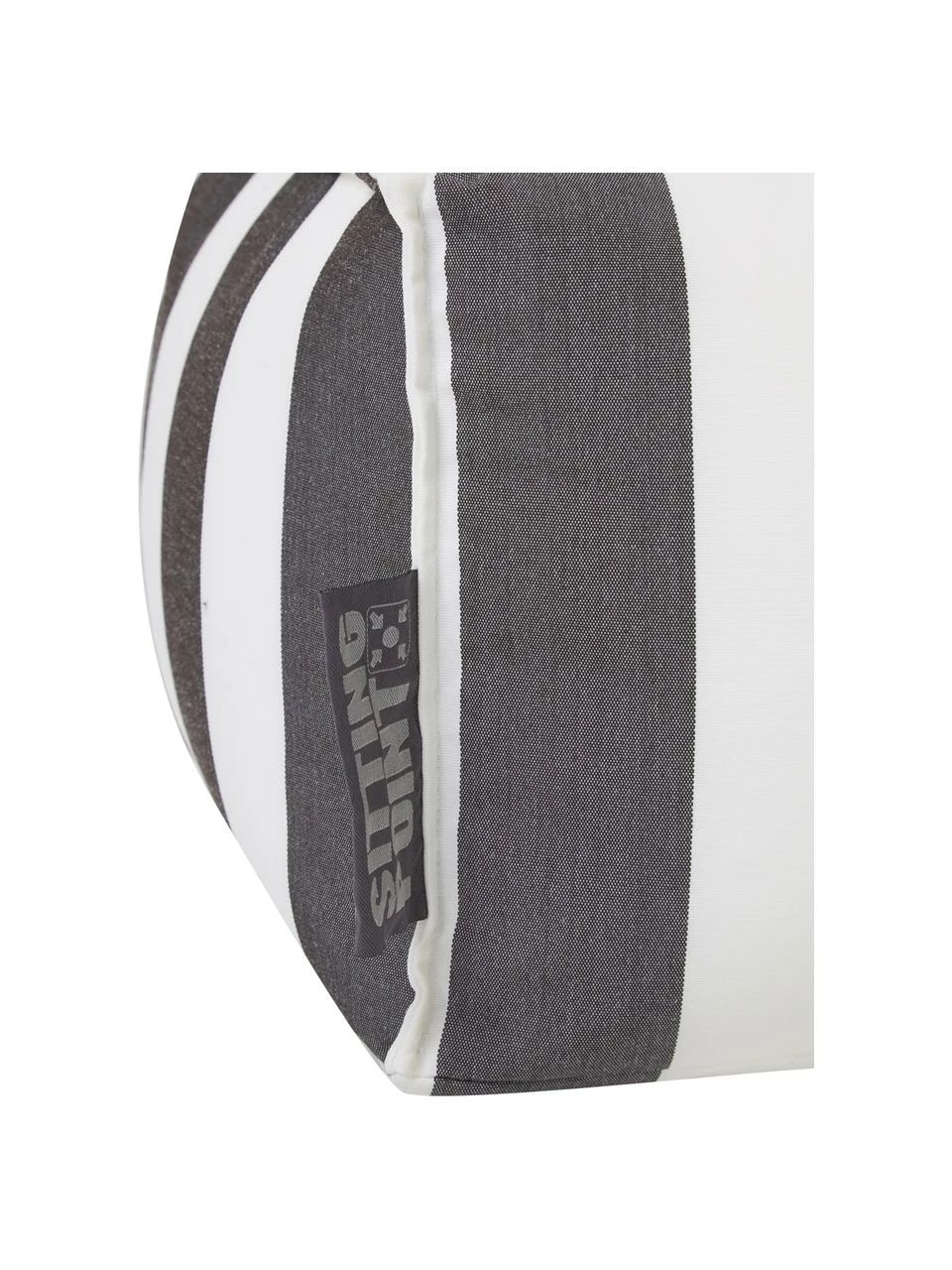 Magma Coussin de sol d'extérieur gris/blanc Korfu, larg. 65 x haut. 35 cm 6 Magma Coussin de sol d'extérieur gris/blanc Korfu, larg. 65 x haut. 35 cm – Image 6