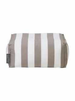 Magma Coussin de sol d'extérieur taupe/blanc Korfu, larg. 65 x haut. 35 cm -furniture Soldes Coussin de sol dexterieur taupeblanc Korfu 3