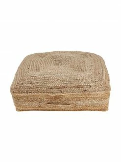 Calma House Coussin de sol en jute Ural, larg. 60 x haut. 13 cm -furniture Soldes Coussin de sol en jute Ural 4