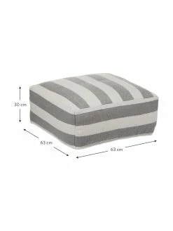 Kalaidu Coussin de sol intérieur-extérieur tissé main Lani, larg. 63 x haut. 30 cm -furniture Soldes Coussin de sol interieur exterieur tisse main Lani 2