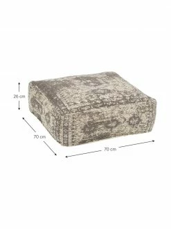 Westwing Collection Coussin de sol vintage Rebel, larg. 70 x haut. 26 cm -furniture Soldes Coussin de sol vintage Rebel 3