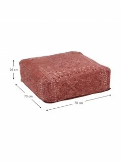 Westwing Collection Coussin de sol vintage Rebel, larg. 70 x haut. 26 cm -furniture Soldes Coussin de sol vintage Rebel 9