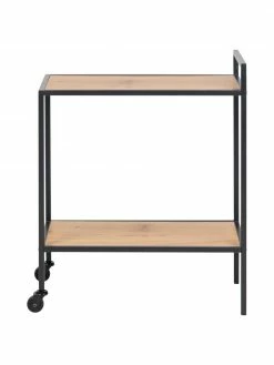 Desserte en bois et métal Seaford, larg. 60 x haut. 75 cm -furniture Soldes Desserte en bois et metal Seaford 2