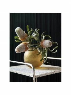 Hübsch Desserte en métal terrazzo blanc Wave, larg. 50 x haut. 51 cm -furniture Soldes Desserte en metal terrazzo blanc Wave 2