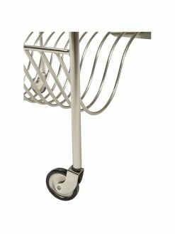 Hübsch Desserte en métal terrazzo blanc Wave, larg. 50 x haut. 51 cm -furniture Soldes Desserte en metal terrazzo blanc Wave 5