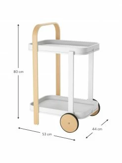 Umbra Desserte métal blanc Bellwood, larg. 53 x haut. 80 cm -furniture Soldes Desserte metal blanc Bellwood 3