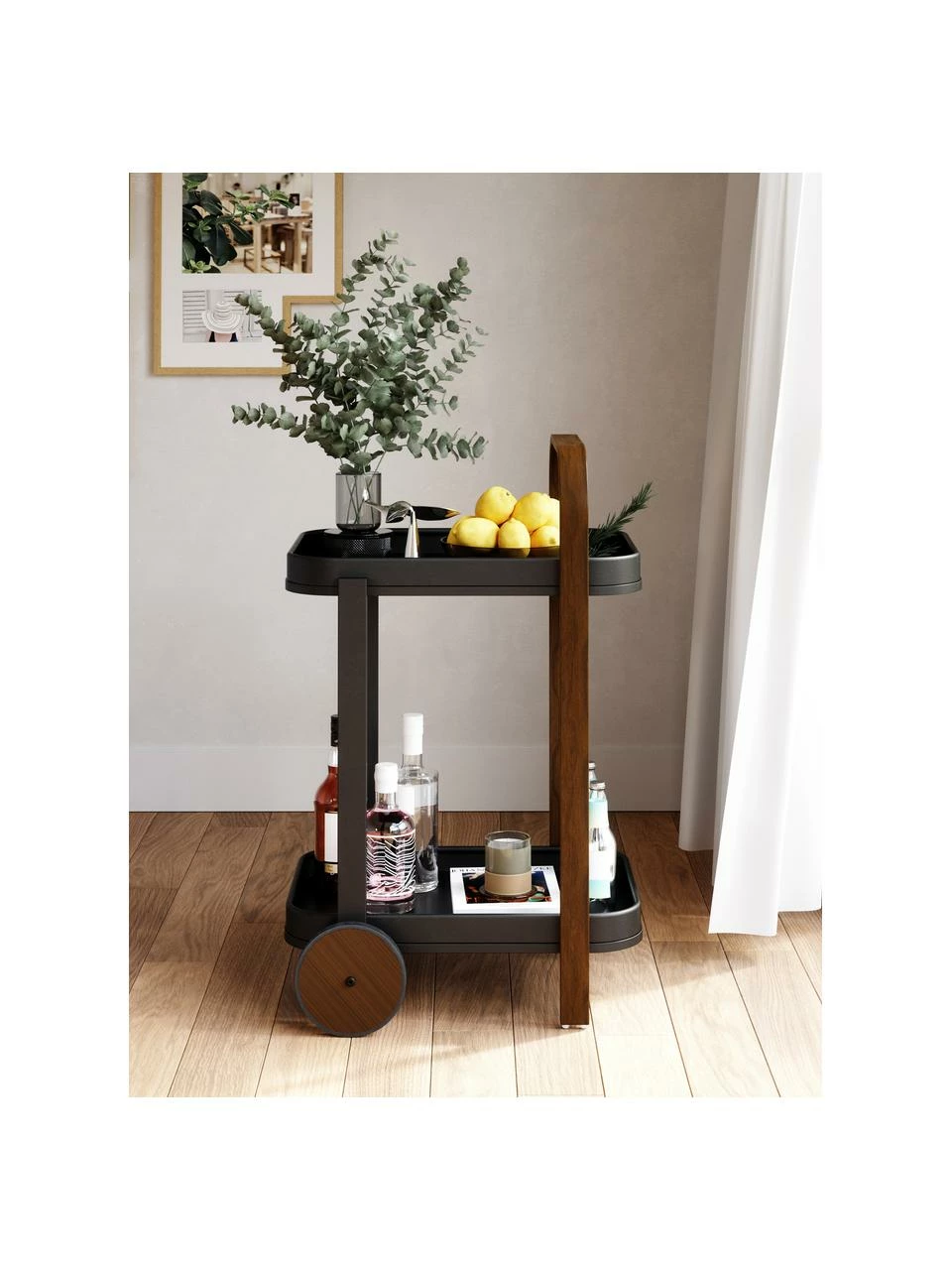 Umbra Desserte métal noir Bellwood, larg. 53 x haut. 80 cm 3 Umbra Desserte métal noir Bellwood, larg. 53 x haut. 80 cm – Image 3