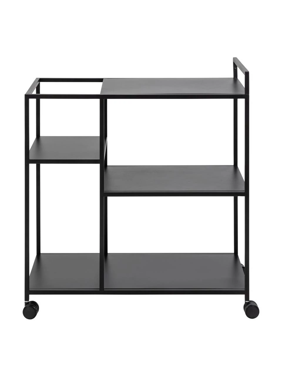 Westwing Collection Desserte noire en métal Neptun, larg. 78 x haut. 85 cm 4 Westwing Collection Desserte noire en métal Neptun, larg. 78 x haut. 85 cm – Image 4