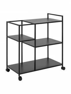 Westwing Collection Desserte noire en métal Neptun, larg. 78 x haut. 85 cm 10 Westwing Collection Desserte noire en métal Neptun, larg. 78 x haut. 85 cm -furniture Soldes Desserte noire en metal Neptun 4