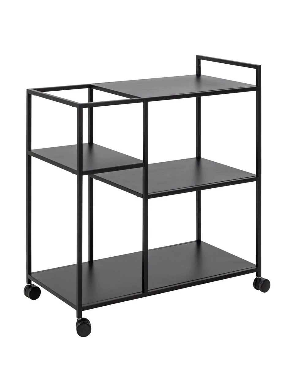 Westwing Collection Desserte noire en métal Neptun, larg. 78 x haut. 85 cm 5 Westwing Collection Desserte noire en métal Neptun, larg. 78 x haut. 85 cm – Image 5