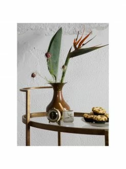 Desserte plateau de verre Push Antic, larg. 67 x haut. 86 cm -furniture Soldes Desserte plateau de verre Push Antic 2