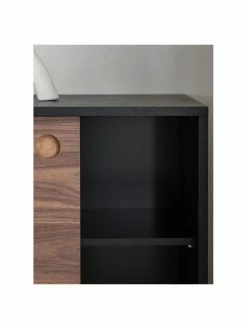 Enfilade avec 2 portes coulissantes Barbican, larg. 160 x haut. 75 cm 7 Enfilade avec 2 portes coulissantes Barbican, larg. 160 x haut. 75 cm -furniture Soldes Enfilade avec 2 portes coulissantes Barbican 7