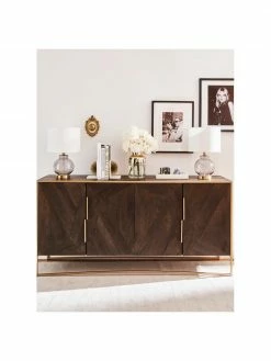 Westwing Collection Enfilade bois massif Harry, larg. 175 x haut. 85 cm -furniture Soldes Enfilade bois massif Harry 2