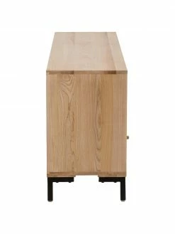 Westwing Collection Enfilade bois massif Leif, larg. 177 x haut. 75 cm -furniture Soldes Enfilade bois massif Leif 5