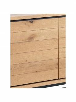 Enfilade plaquée bois de chêne Dalarna, larg. 197 x haut. 76 cm -furniture Soldes Enfilade plaquee bois de chene Dalarna 5