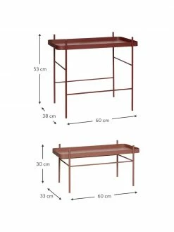 Hübsch Ensemble tables d'appoint métal lie de vin Double, 2 élém., Lot de différentes taillesDisponibilité limitée 5 Hübsch Ensemble tables d'appoint métal lie de vin Double, 2 élém., Lot de différentes taillesDisponibilité limitée -furniture Soldes Ensemble tables dappoint metal lie de vin Double 2 elem 2