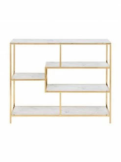 Étagère aspect marbre Aruba, larg. 110 x haut. 90 cm 10 Étagère aspect marbre Aruba, larg. 110 x haut. 90 cm -furniture Soldes Etagere aspect marbre Aruba 4