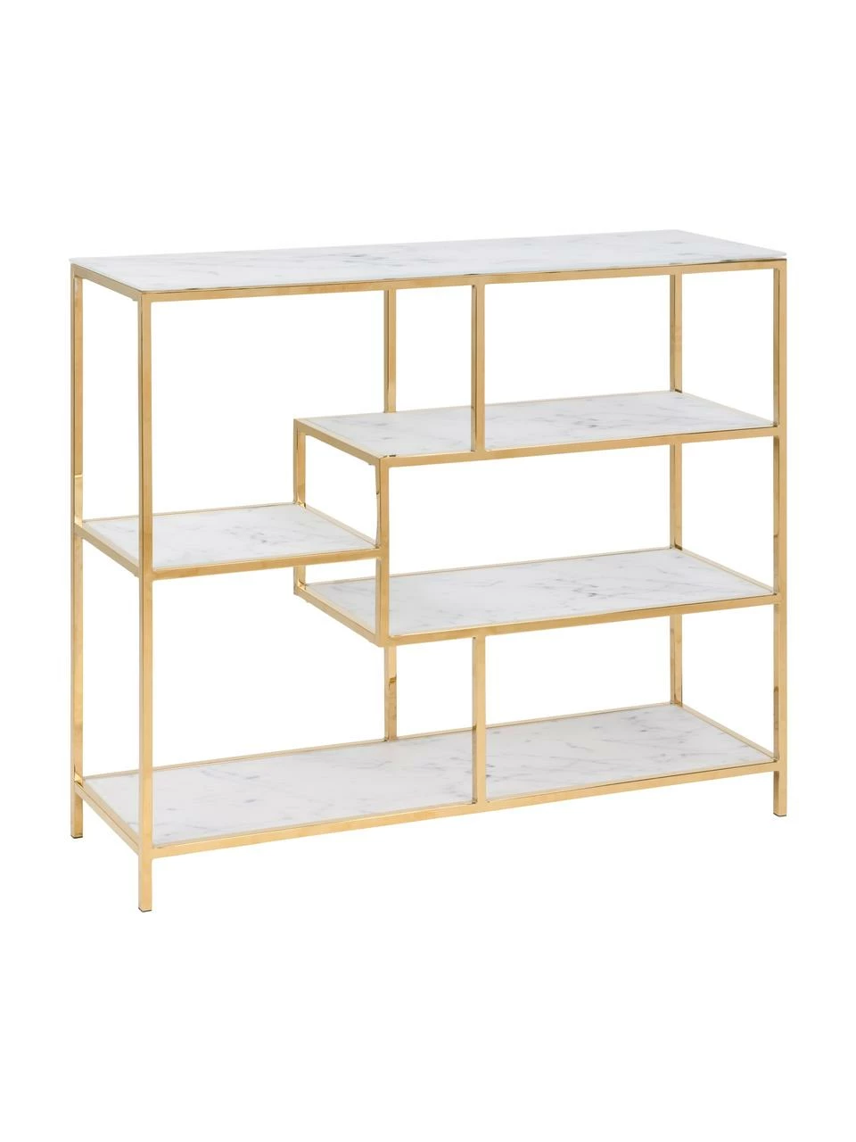 Étagère aspect marbre Aruba, larg. 110 x haut. 90 cm 1 Étagère aspect marbre Aruba, larg. 110 x haut. 90 cm