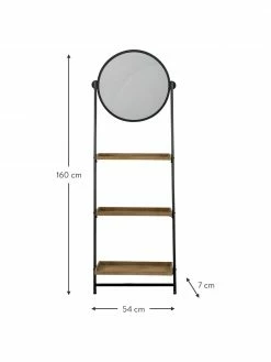 Étagère avec miroir Picoli, larg. 54 x haut. 160 cm 6 Étagère avec miroir Picoli, larg. 54 x haut. 160 cm -furniture Soldes Etagere avec miroir Picoli 2