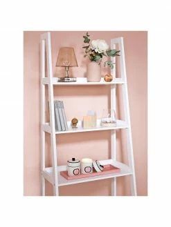 Étagère basse, blanche Wally, larg. 63 x haut. 130 cm 8 Étagère basse, blanche Wally, larg. 63 x haut. 130 cm -furniture Soldes Etagere basse blanche Wally 2