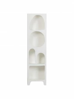 Étagère blanche Zacun, larg. 48 x haut. 180 cm