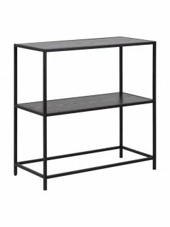 Étagère bois et métal Seaford, larg. 77 x haut. 79 cm