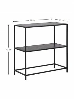 Étagère bois et métal Seaford, larg. 77 x haut. 79 cm -furniture Soldes Etagere bois et metal Seaford 14