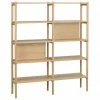 Rowico Etagère chêne Holton, larg. 140 x haut. 166 cm