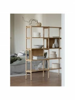 Rowico Etagère chêne Holton, larg. 140 x haut. 166 cm 10 Rowico Etagère chêne Holton, larg. 140 x haut. 166 cm -furniture Soldes Etagere chene Holton 4