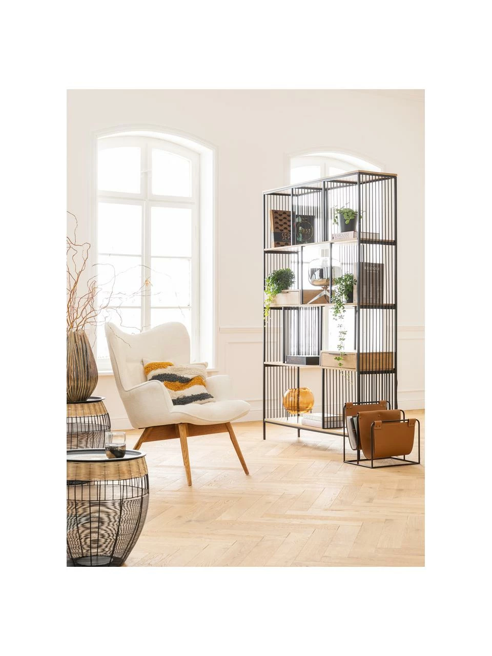 Kare Design Étagère design Modena, larg. 125 cm, haut. 200 cm 2 Kare Design Étagère design Modena, larg. 125 cm, haut. 200 cm – Image 2