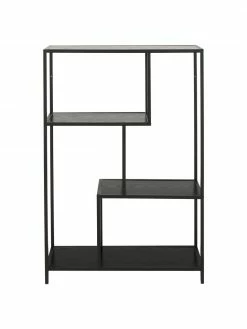 Étagère en bois et métal Seaford, larg. 77 x haut. 114 cm -furniture Soldes Etagere en bois et metal Seaford 14