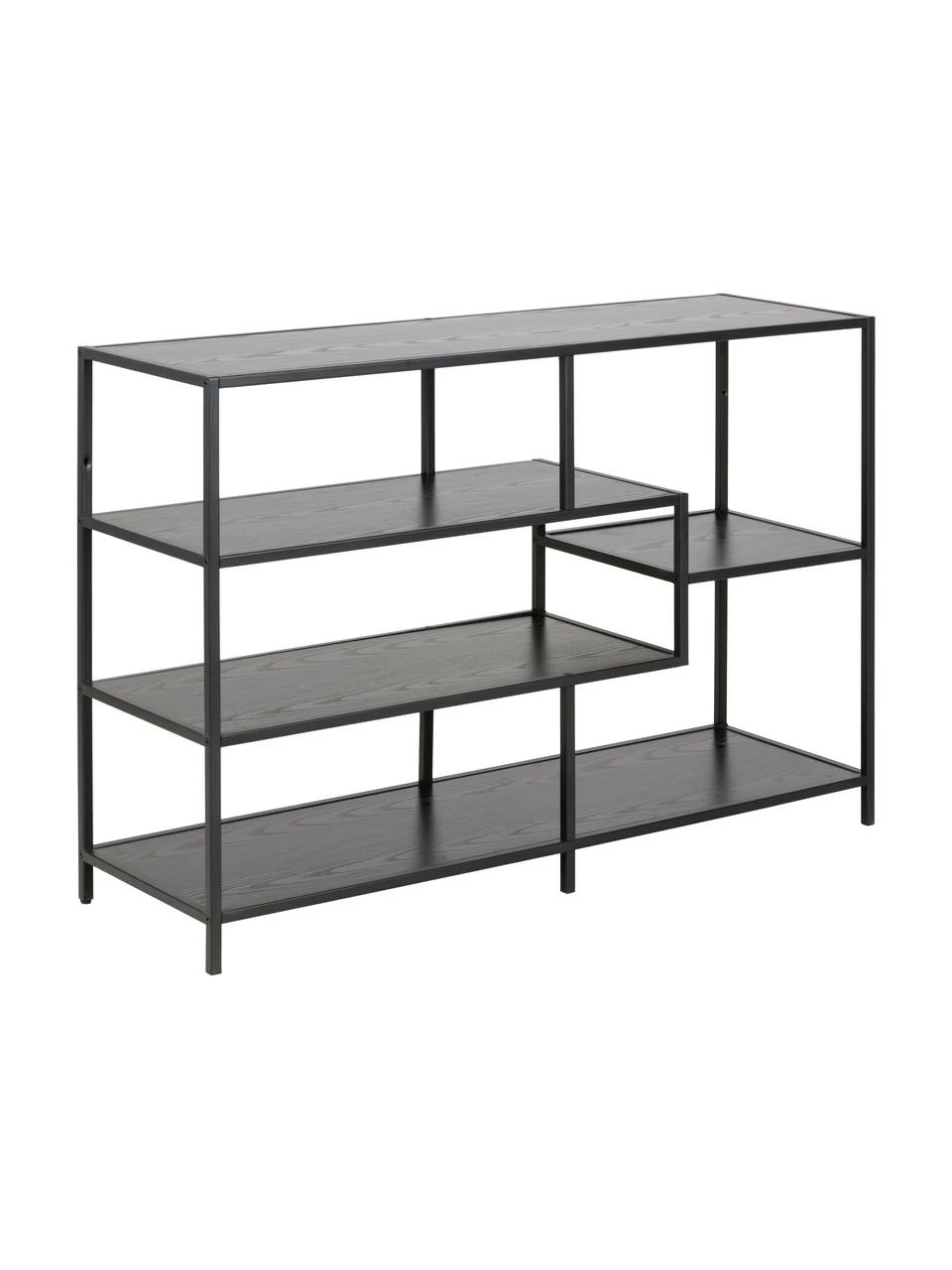 Étagère en bois et métal Seaford, larg. 114 x haut. 78 cm 1 Étagère en bois et métal Seaford, larg. 114 x haut. 78 cm