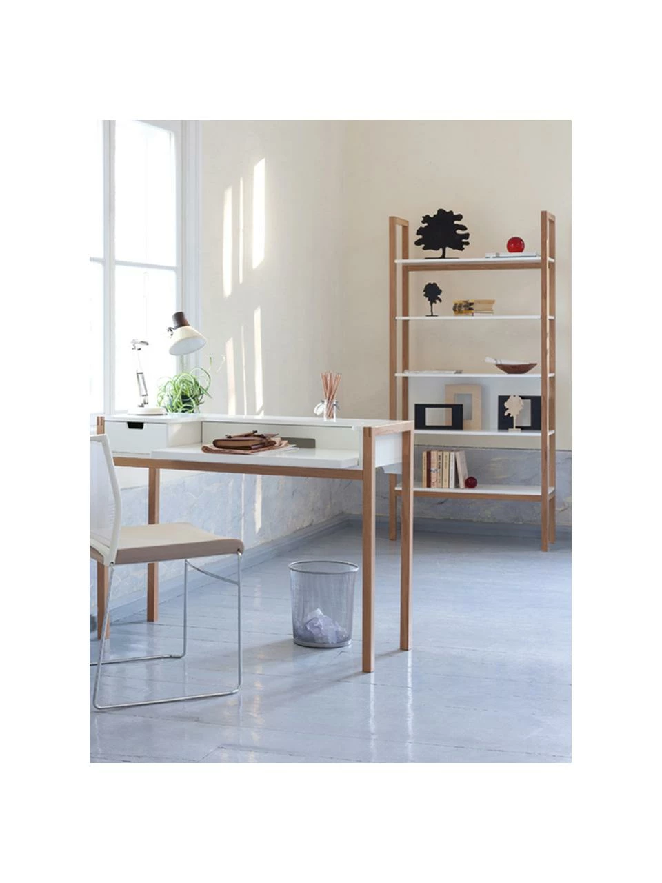 Woodman Étagère en chêne Farringdon, larg. 90 x haut. 185 cm 2 Woodman Étagère en chêne Farringdon, larg. 90 x haut. 185 cm – Image 2