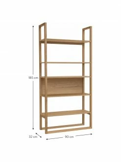 Woodman Étagère en chêne NewEst, larg. 90 x haut. 185 cm 7 Woodman Étagère en chêne NewEst, larg. 90 x haut. 185 cm -furniture Soldes Etagere en chene NewEst 2