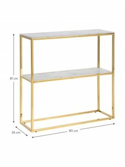 Étagère en métal Aruba, larg. 80 x haut. 81 cm -furniture Soldes Etagere en metal Aruba 2