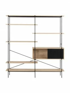 Étagère industrielle Angus, larg. 172 x haut. 188 cm -furniture Soldes Etagere industrielle Angus 3