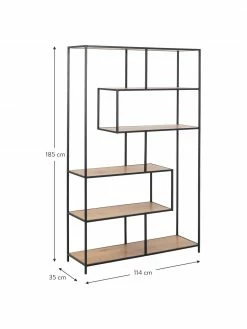 Étagère industrielle en bois et métal Seaford, larg. 114 x haut. 185 cm 7 Étagère industrielle en bois et métal Seaford, larg. 114 x haut. 185 cm -furniture Soldes Etagere industrielle en bois et metal Seaford 2