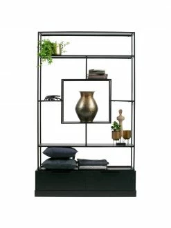 Etagère industrielle en métal Fons, larg. 126 x haut. 204 cm -furniture Soldes Etagere industrielle en metal Fons 4