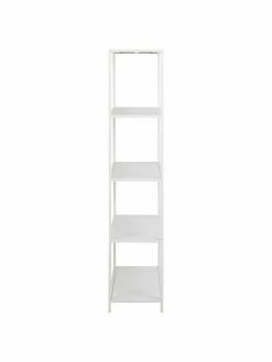 Westwing Collection Étagère industrielle métal blanc Neptun, larg. 70 x haut. 150 cm -furniture Soldes Etagere industrielle metal blanc Neptun 5