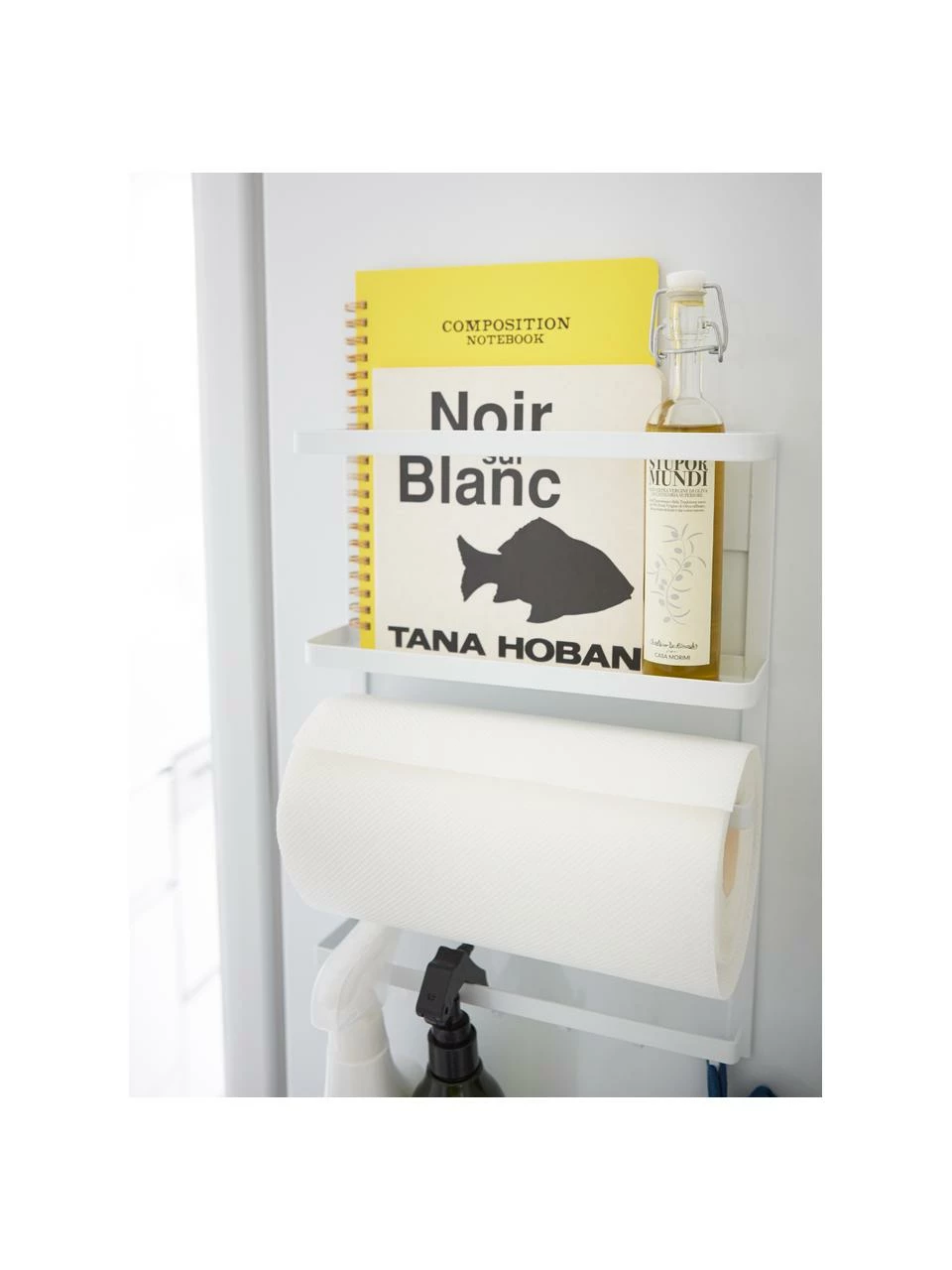 Yamazaki Étagère latérale magnétique blanche Tower, larg. 25 x long. 34 cm 5 Yamazaki Étagère latérale magnétique blanche Tower, larg. 25 x long. 34 cm – Image 5