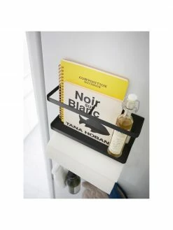 Yamazaki Étagère latérale magnétique noir Tower, larg. 25 x long. 34 cm 10 Yamazaki Étagère latérale magnétique noir Tower, larg. 25 x long. 34 cm -furniture Soldes Etagere laterale magnetique noir Tower 4