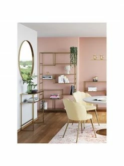 Kare Design Étagère moderne métal laitonné Loft, larg. 115 x haut. 195 cmSeulement 1 produit disponible -furniture Soldes Etagere moderne metal laitonne Loft 3