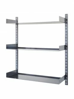 House Doctor Étagère murale acier Fari, larg. 90 x haut. 100 cm